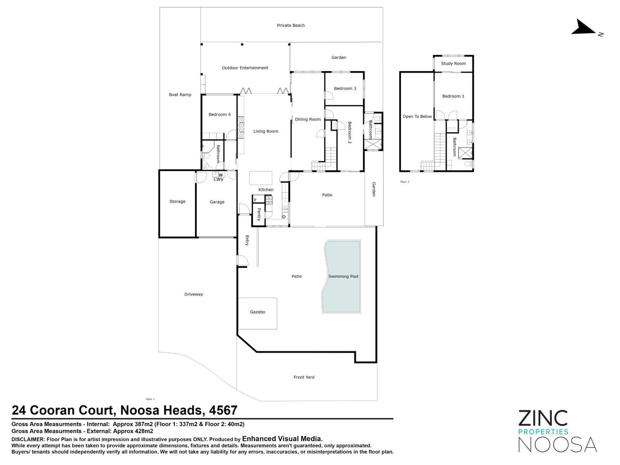 Holiday home 24 Cooran Court - Private Sandy And Pontoon *