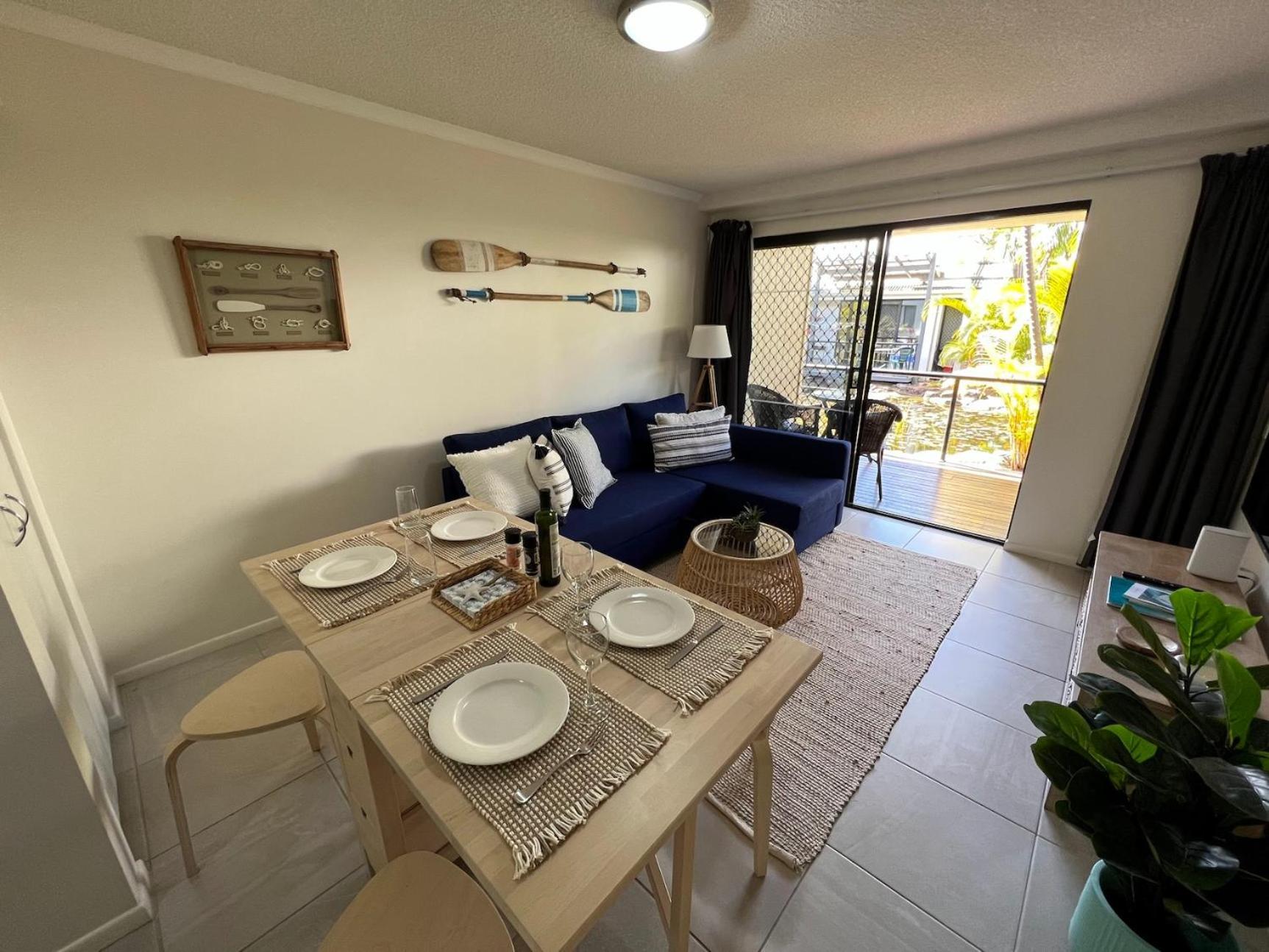 Nautical Stylish Ground Level 1 Bedroom Unit * Noosaville