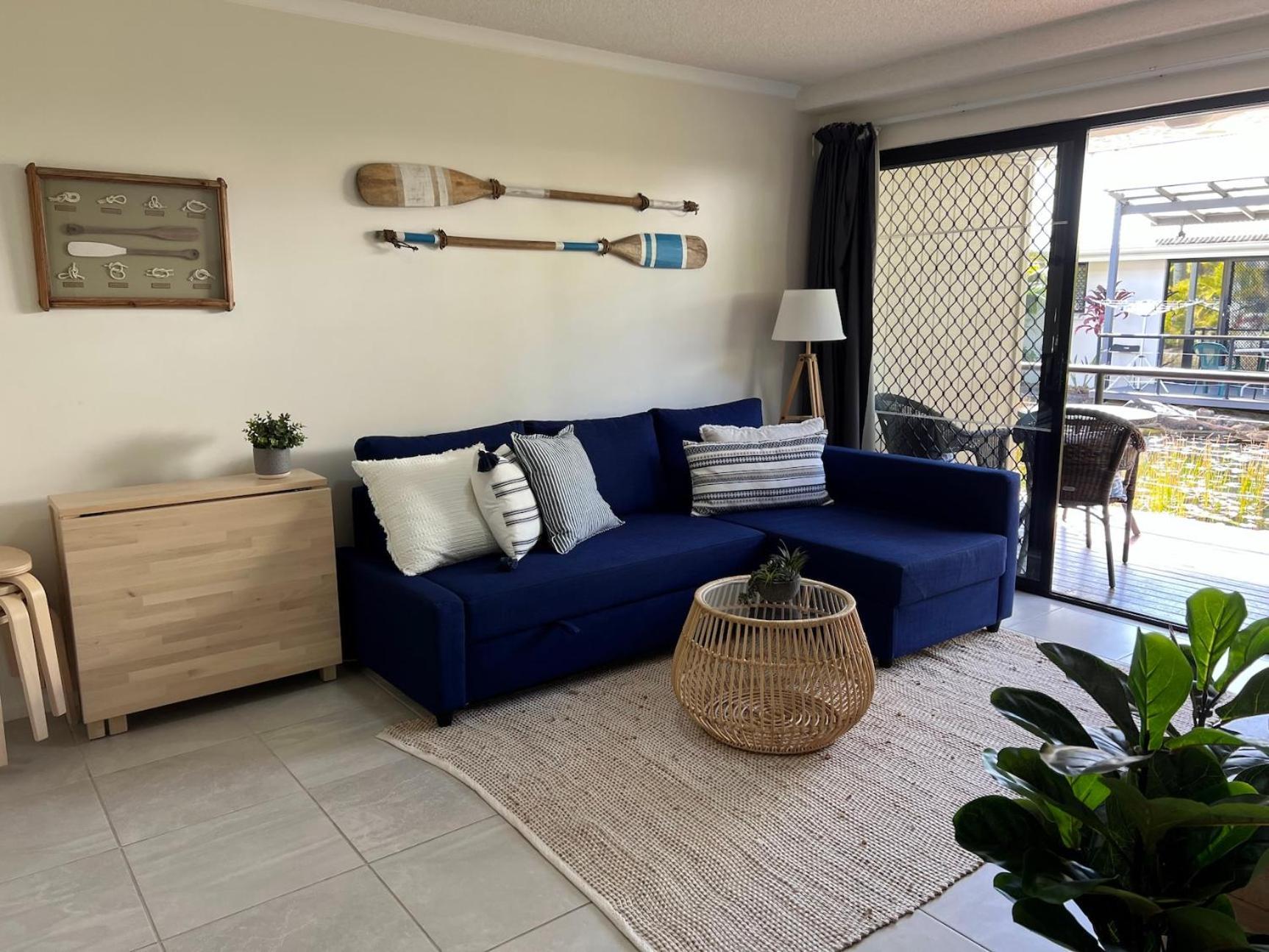 Apartamento Nautical Stylish Ground Level 1 Bedroom Unit Noosaville