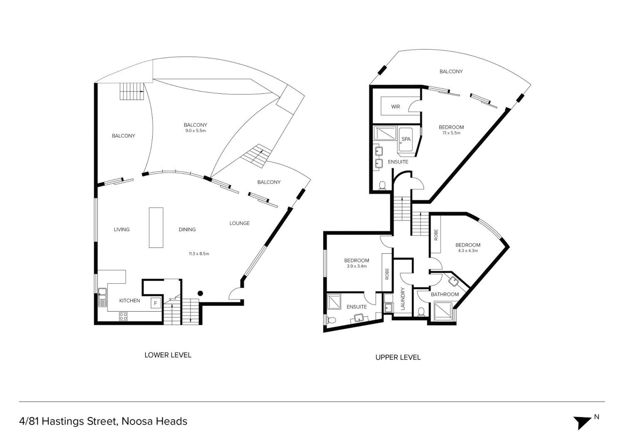 Hastings Park: Modern, Ocean View Retreat Apartment Noosa Heads